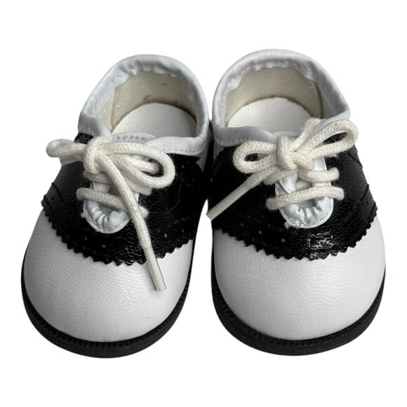 VTG American Girl Pleasant Company 50s Sock Hopper SADDLE SHOES Doll Dance Shoes - Picture 9 of 9
